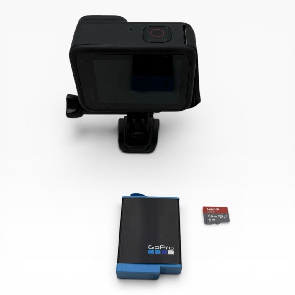 GoPro HERO9 Black 5K Action Camera, Memory Card, ( See Description)